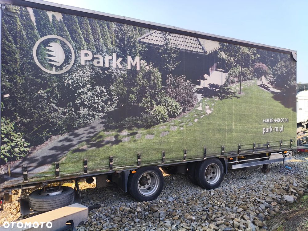 Schmitz Cargobull 8.2 m tandem na tarczach firanka drzwi 19.5 bliźniak - 11