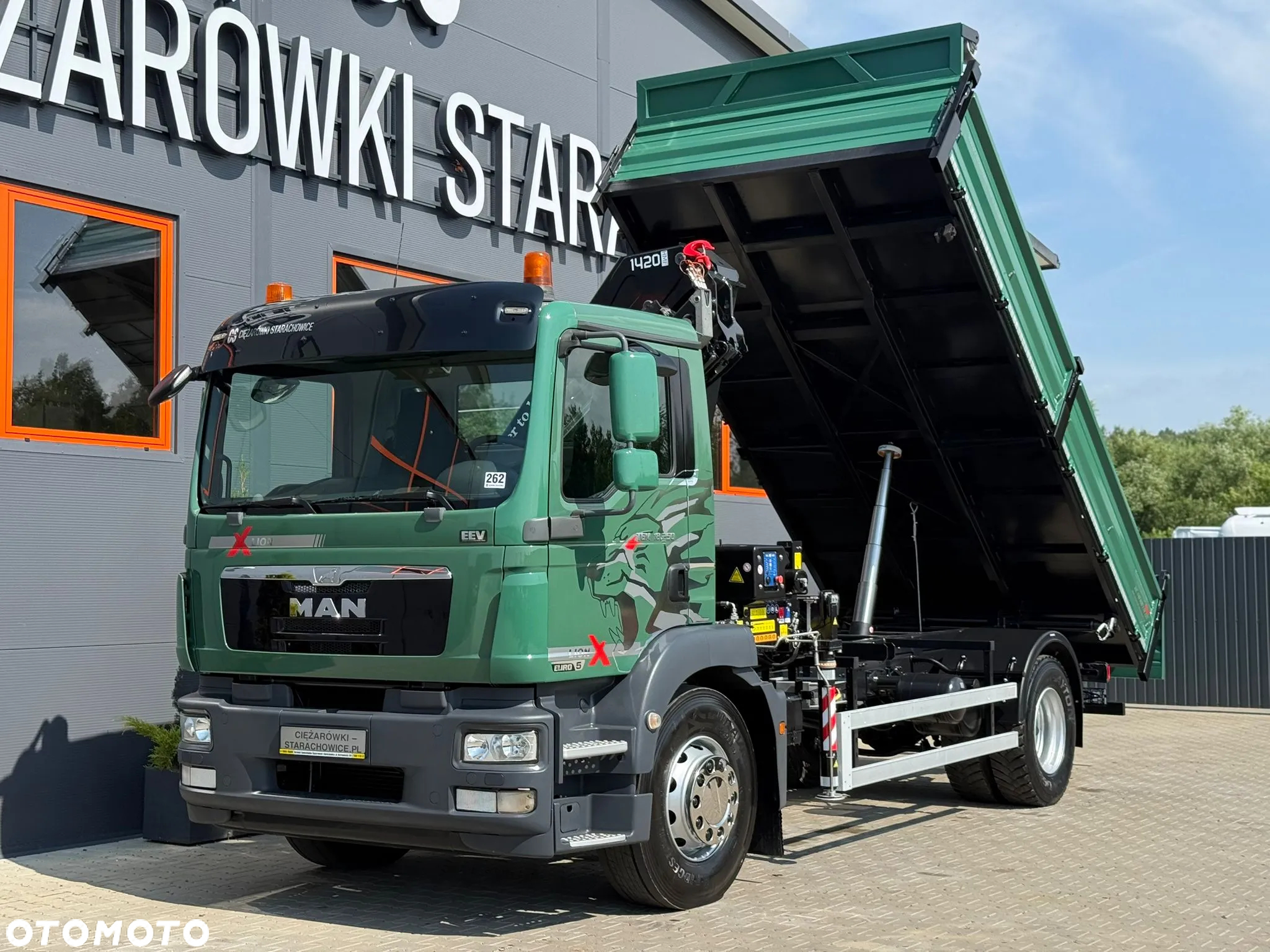 MAN TGM TGL TGS 18.250 // E5 // wywrotka 3-S + HDS HMF 1420 - K2 // budowlanka // energetyka //żuraw dzwig kran crane // Świeżo sprowadzony - 13