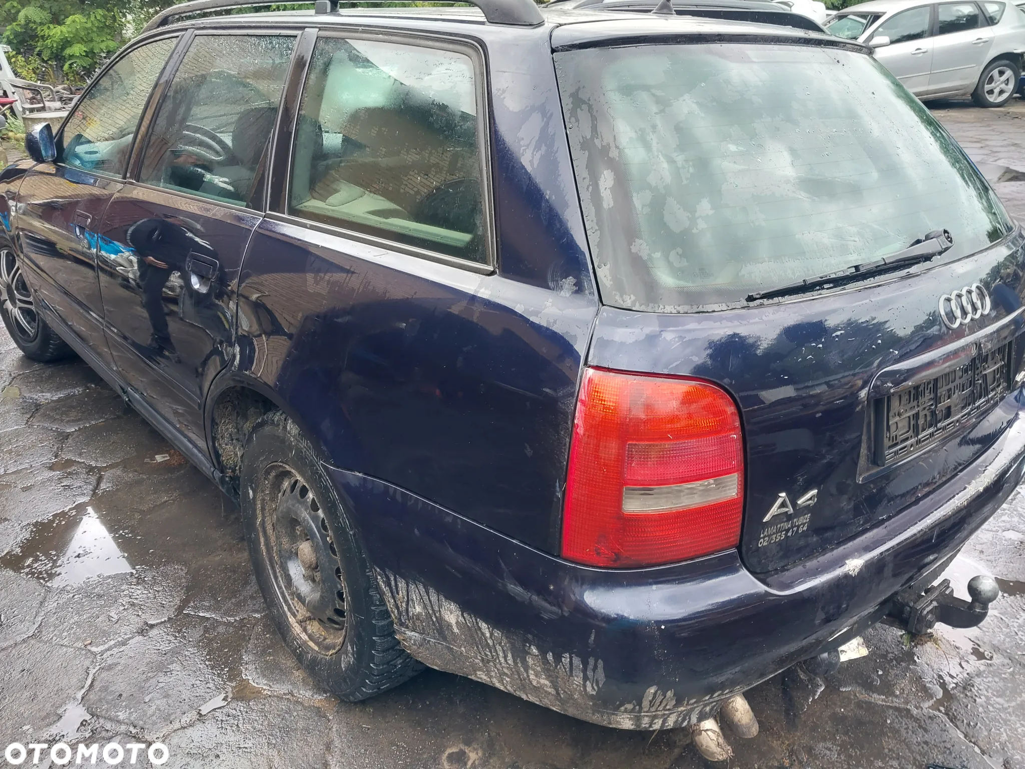 Audi A4 B5 Kombi Avant silnik kompletny 1.9 AHU 90KM skrzynia biegów DVS drzwi lewe przód tył błotnik lewy klapa bagażnika zderzak maska LZ5L hak holowniczy szyba kierownica skórzana tunel środkowy panel maglownica turbina mcperson belka tył tylna dekory drewniane stacyjka schowek zacisk hamulcowy sprzęgło dwumasa CAŁY NA CZĘŚCI WSZYSTKIE CZĘŚCI - 6