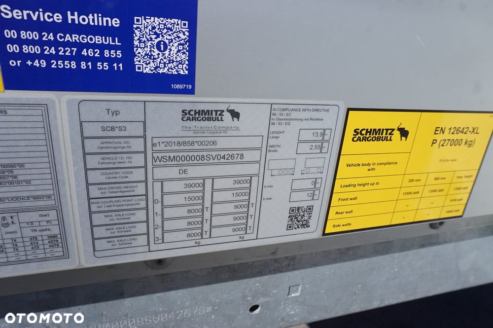 Schmitz Cargobull KONTENER DOPPEL-STOCK LED OŚ PODNOSZONA * NOWY * - 13