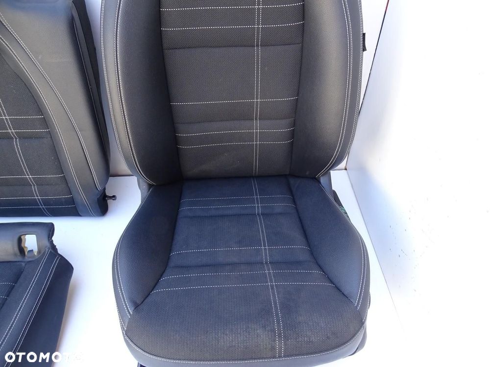 FOTELE FOTEL KANAPA KOMPLET SKÓRA PÓŁSKÓRA MERCEDES A KLASA W176 AMG - 9