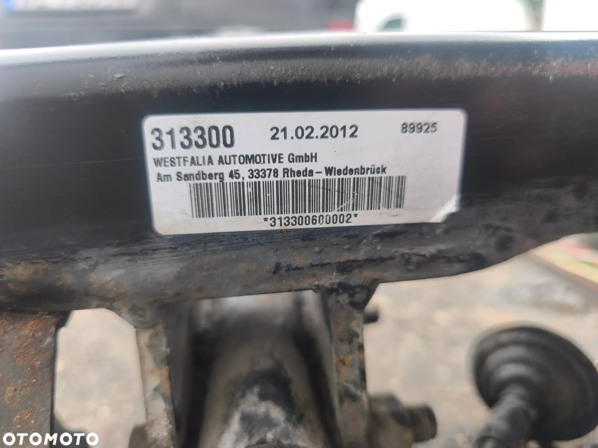 Hak holowniczy Westfalia Mercedes-Benz Vito Viano w639 639 a6393101195 komplet moduł wiązka - 7