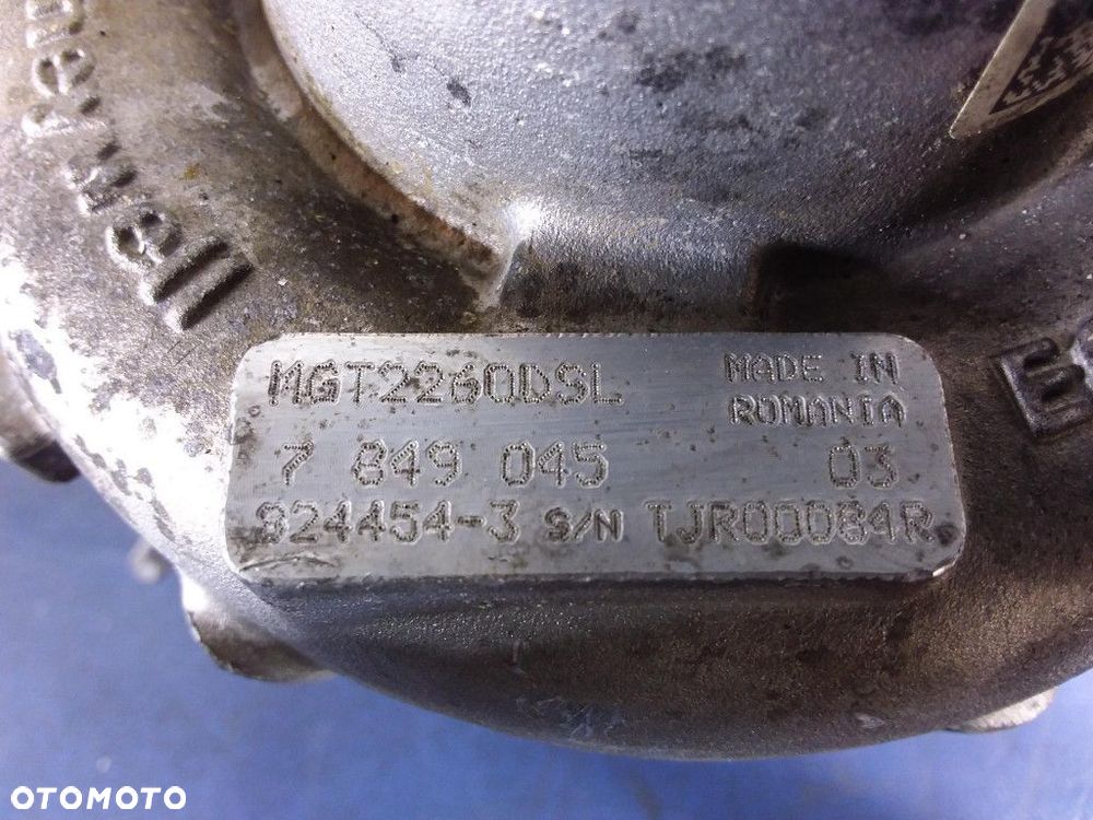 BMW X5M F85 F15 4.4 TURBOSPRĘŻARKA TURBINA 7849045 - 4