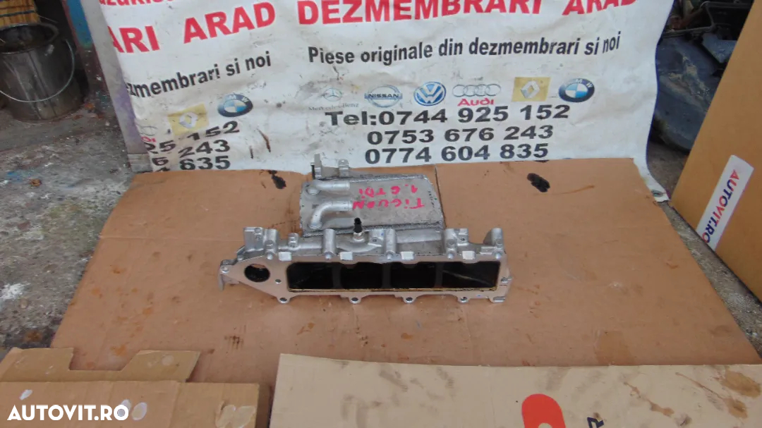 Radiator intercooler VW tiguan 1.6 golf 7 passat b8 t cross touran 1.6 audi a3 seat leon skoda ctav - 4