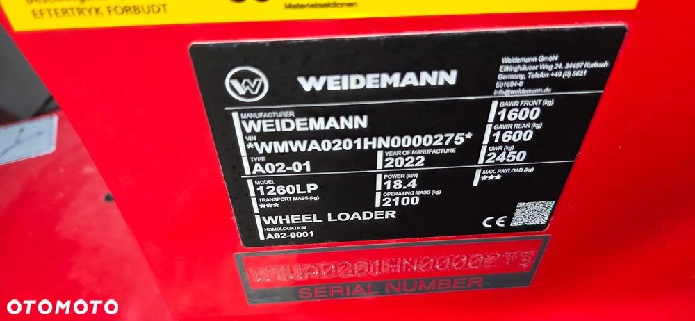 Weidemann 1260LP - 13