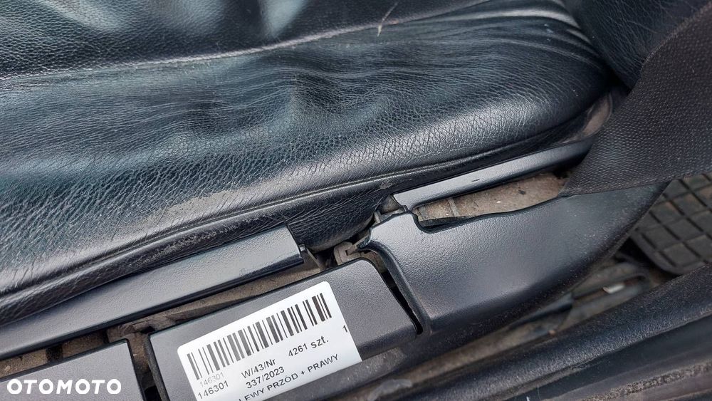 FOTELE LEWY + PRAWY PRZÓD + KANAPA TYŁ + BOCZKI SKÓRA BMW E39 KOMBI - 7