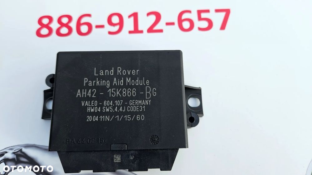 Jaguar XJ 351 2010-2015 Moduł parkowania Sterownik PDC przód i tył 4x AH42-15K866-BG - 2