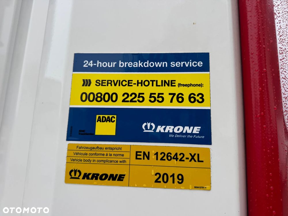 Krone Coilmulde, Rozsuwany tył, Maxi 385/55R22,5 - 37