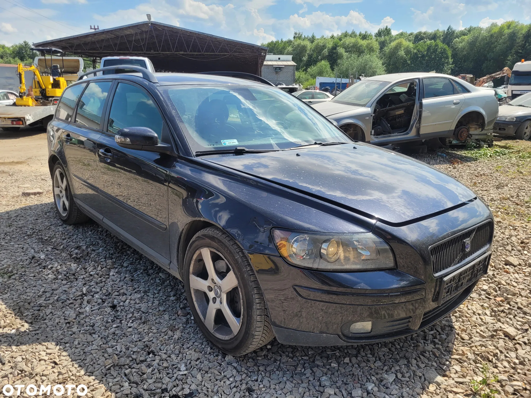 VOLVO V50 452-46 maska pokrywa silnika klapa bagażnika zderzak lampa reflektor pas przedni stop lampy halogeny - 2