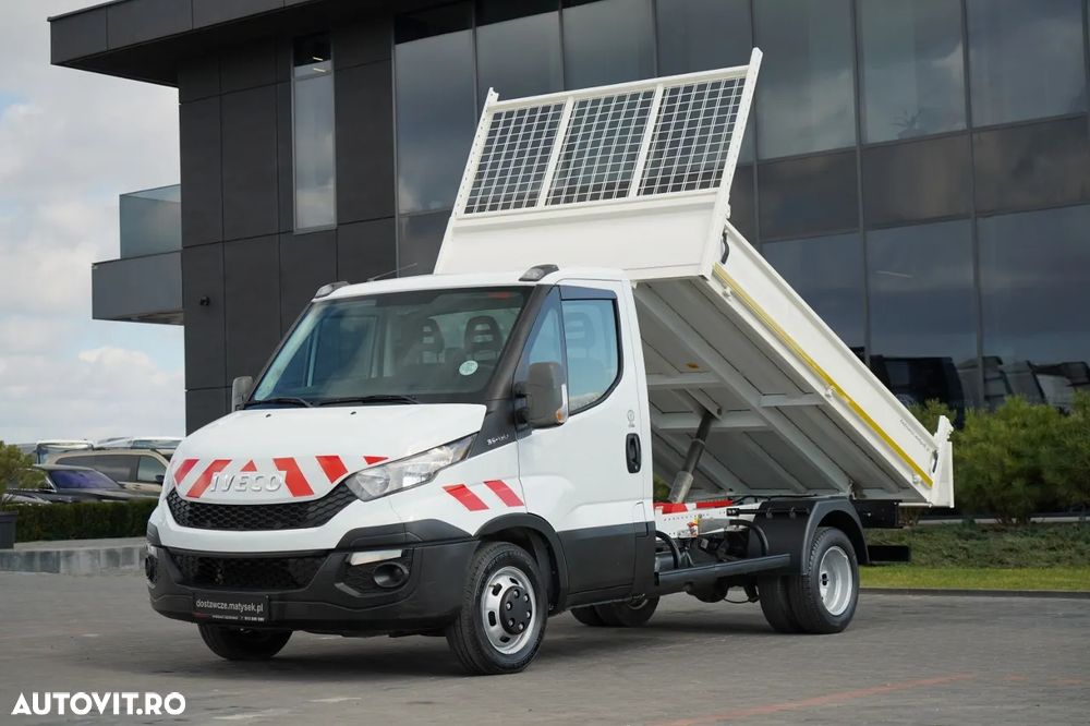Iveco DAILY 35-130 / BASCULATOR SPATE / DUBLU / MANUAL / IMPORTAT - 1
