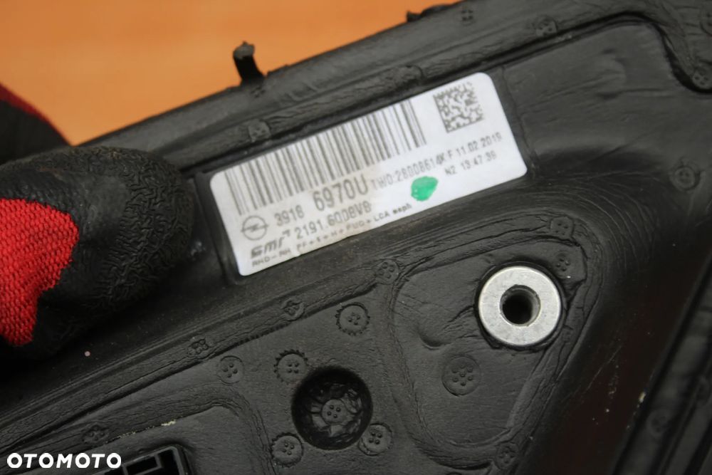 LUSTERKO ZEWNĘTRZNE PRAWE PRZEDNIE PRAWY PRZÓD OPEL INSIGNIA B Z10B 10 PINÓW ASYSTENT PODŚWIETLENIE  UK - 8