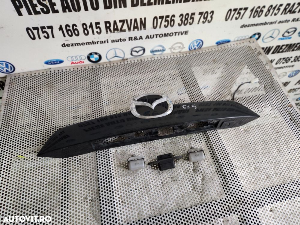 Ornament Lampa Numar Buton Deschidere Haion Hayon Mazda CX5 CX-5 An 2013-2014-2015-2016-2017 Dezmem - 3