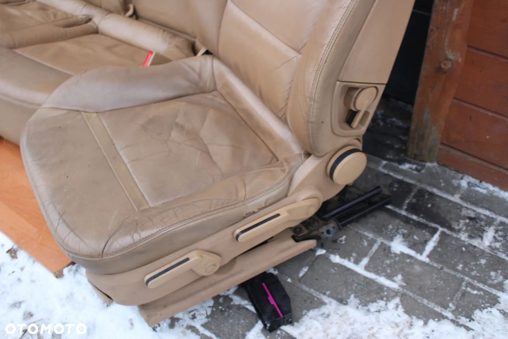 FOTELE PRZÓD FOTELE TYŁ BOCZKI PODŁOKIETNIK GRZANE PRZYCISKI PODGRZEWANIA OPEL VECTRA C KOMBI SKÓRA JASNA EUROPA - 6
