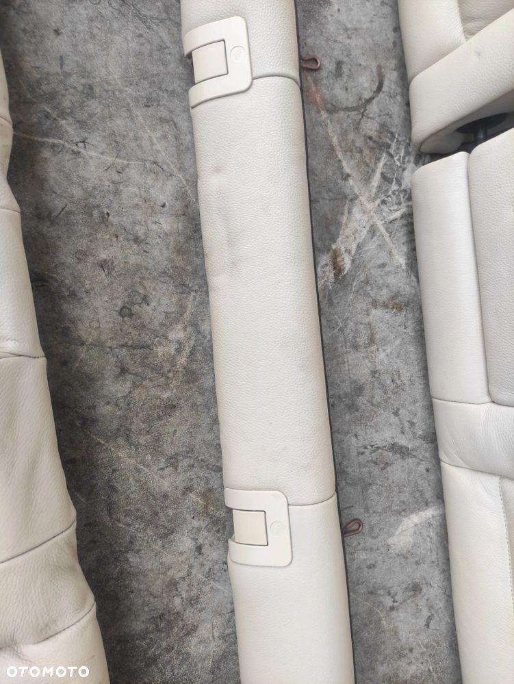 KANAPA TYŁ TYLNA SKŁADANA JASNA SKÓRA BMW E61 ISOFIX - 7