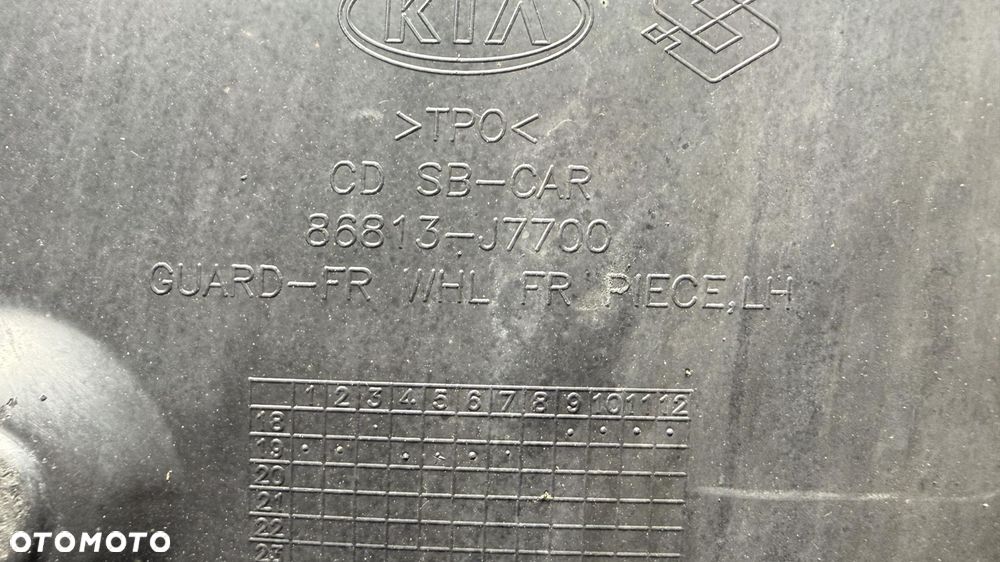 NADKOLE LEWE PRZEDNIE KIA CEED III  86813-J7700  2017- - 3