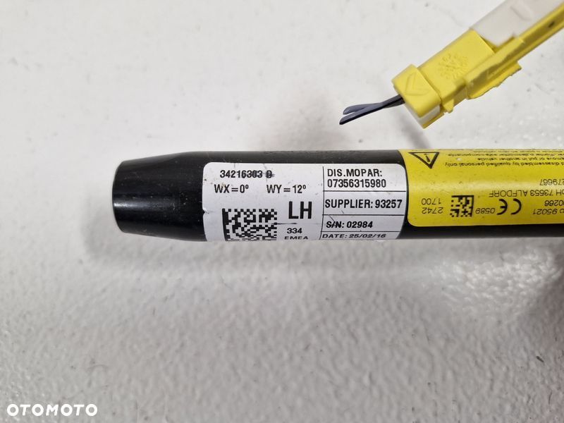 fiat 500x 500 x pas bezpieczeństwa lewy przód przedni 07356315980 - 9