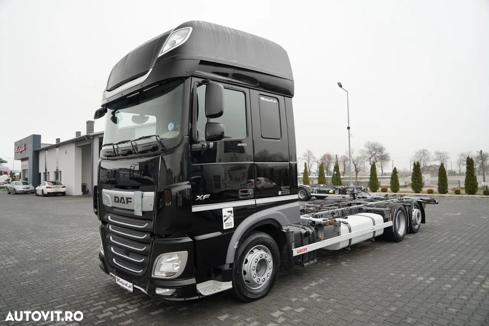 DAF XF 480 / BDF / 6X2 / / SSC / I-PARK COOL / OŚ PODNOSZONA / WECON / MEGA - 3