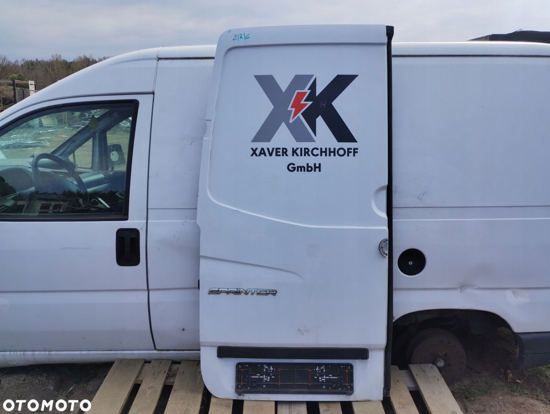 Mercedes Sprinter 906 Drzwi Tylne Tył Lewe Niskie - 2