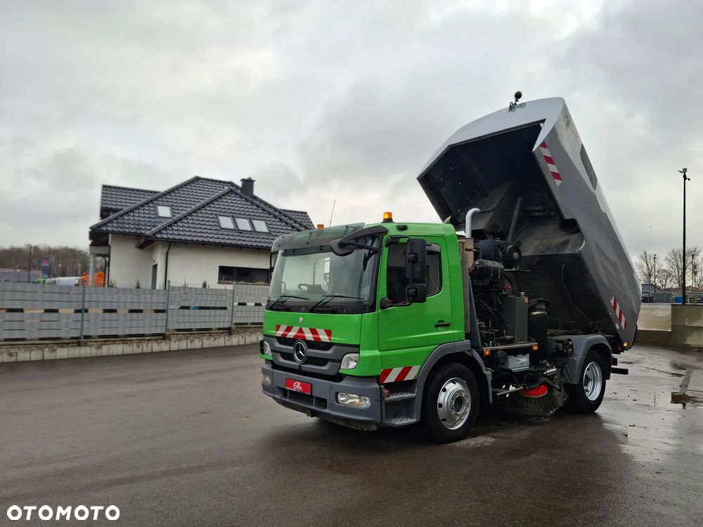 Mercedes-Benz Atego 1524 Zamiatarka BUCHER CityFant 6000 2 Silniki Szczotki L/R Obie Strony Karcher Wysokiego Ciśnienia Sprzątanie Zamiatanie - 15
