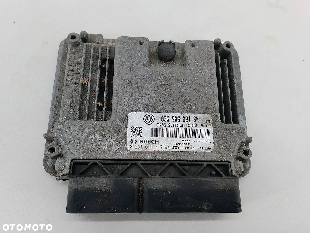 KOMPUTER, STEROWNIK SEAT ALTEA XL 03G906021SM  0281014417 1.9 TDI - 1