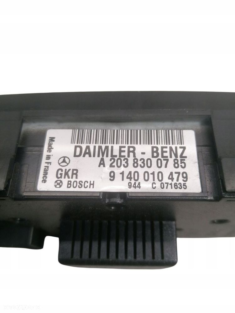 panel sterowania klimatyzacją mercedes w203 a2038300785 - 4