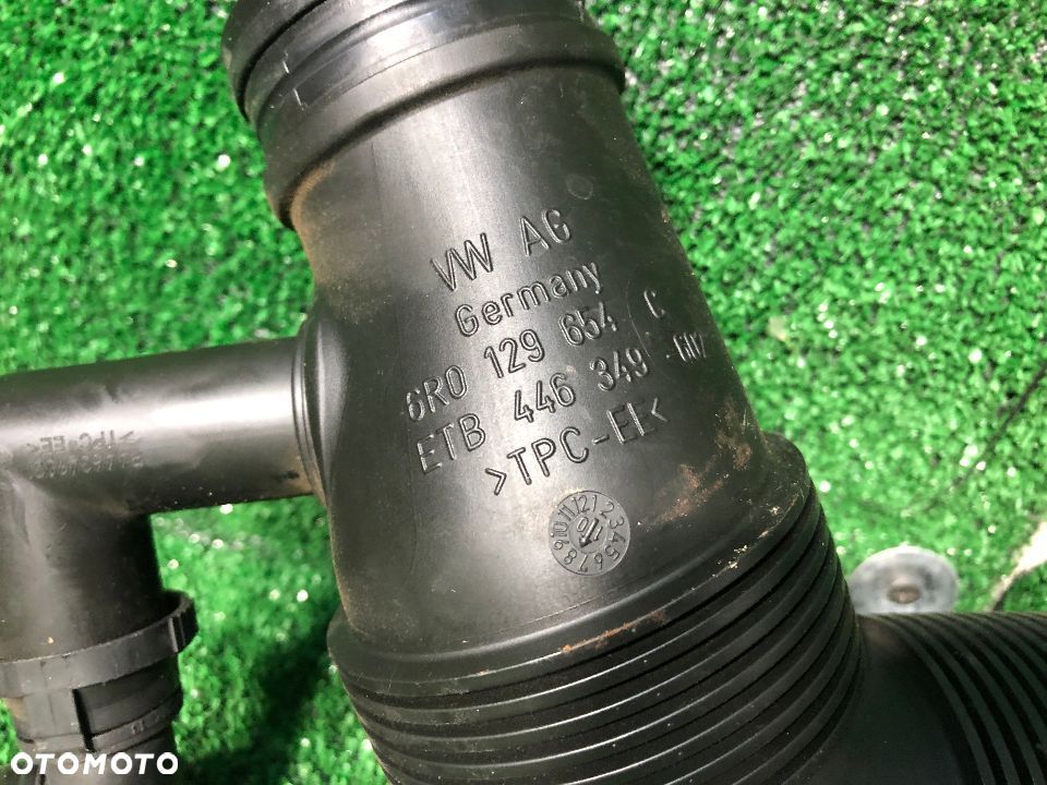 VW VOLKSWAGEN POLO V 6R 1.6 TDI PRZEWÓD WĄŻ RURA POWIETRZA 6R0129654C - 2