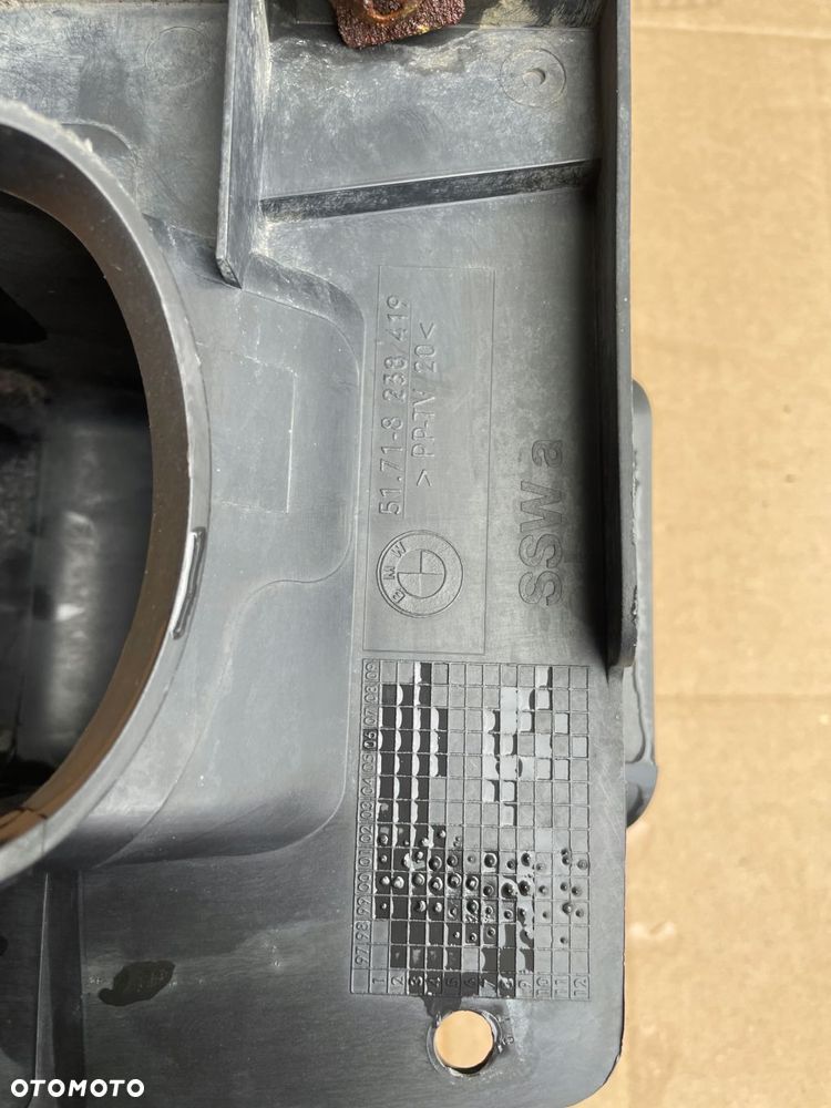 wlot kanał na tarcze lewy prawy bmw e46 coupe cabrio przedlift komplet - 7