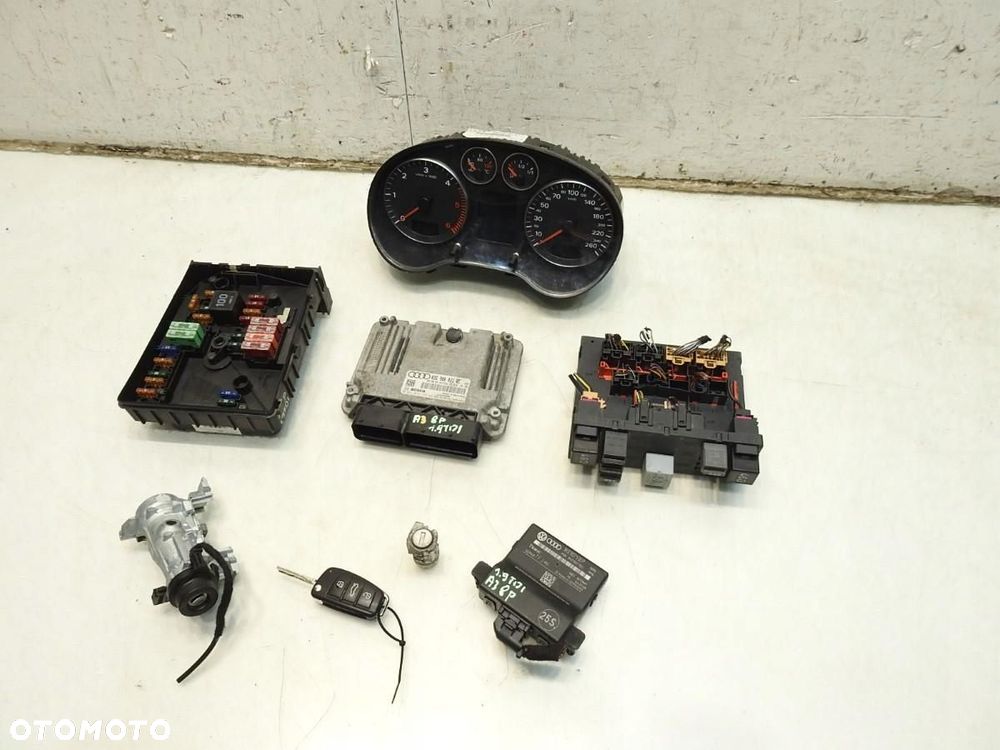 ZESTAW IMMO KOMPUTER AUDI A3 8PA 1.9 TDI 03G906021RE 8P0907279K 1K0907530P - 11