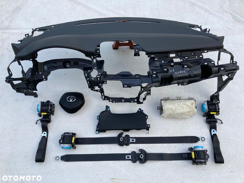 TOYOTA C-HR CHR DESKA KONSOLA KOKPIT PULPIT PÓŁKA PARAPET PODUSZKI AIRBAG KURTYNY KURTYNA Na Magazynie wymiana od ręki Raz2 !!! - 9