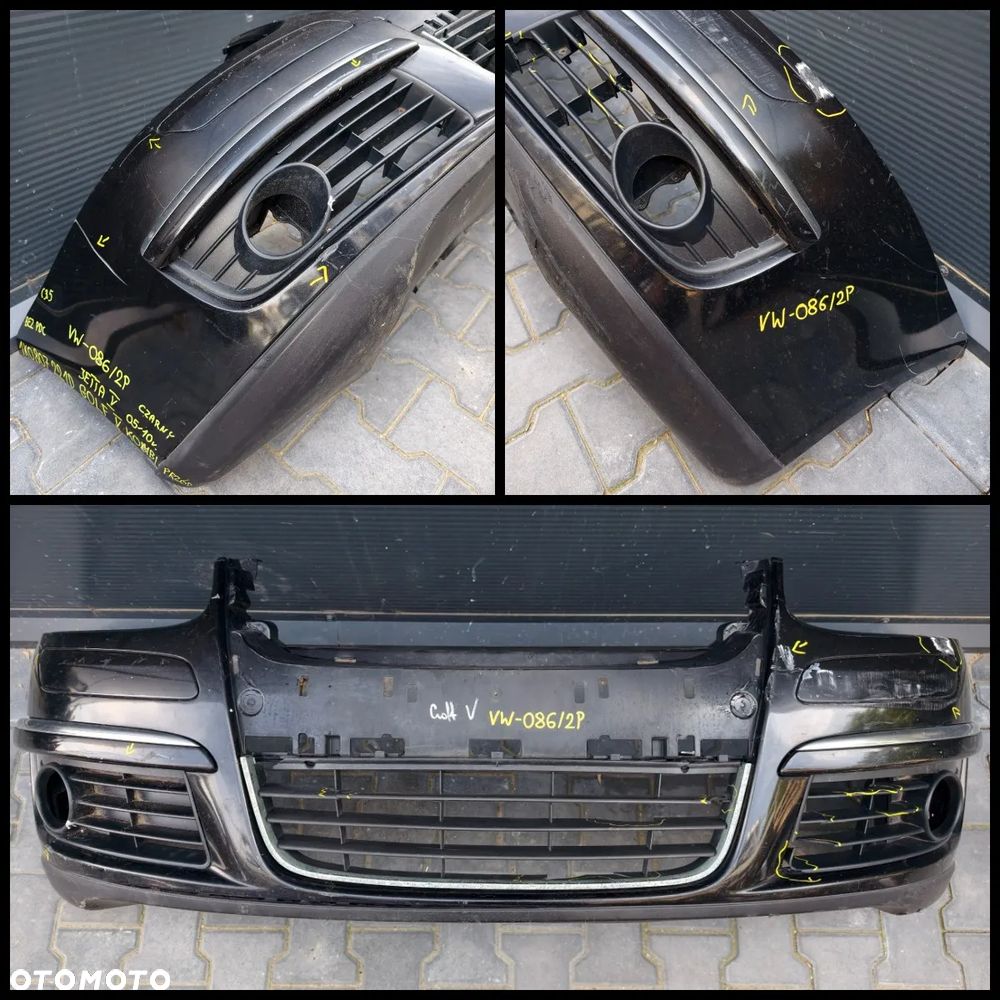 ORYGINALNY ZDERZAK TYLNI PRZEDNI VW GOLF V - 39