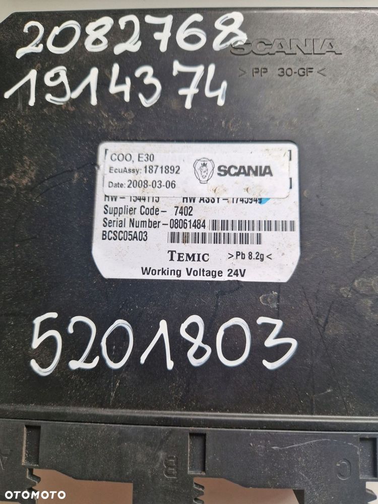 Koordynator Scania R C P G COO E30 COO6 Temic - 2