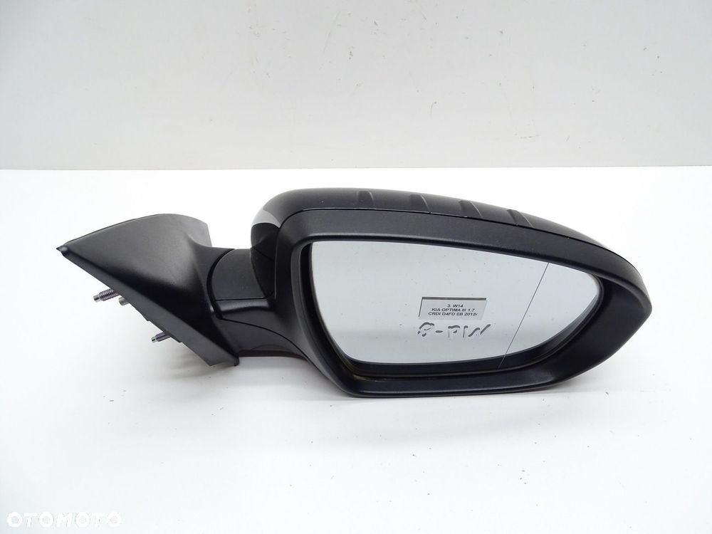 LUSTERKO PRAWE PRAWY PRZÓD PRZEDNIE KIA OPTIMA III EB 8 PIN - 2