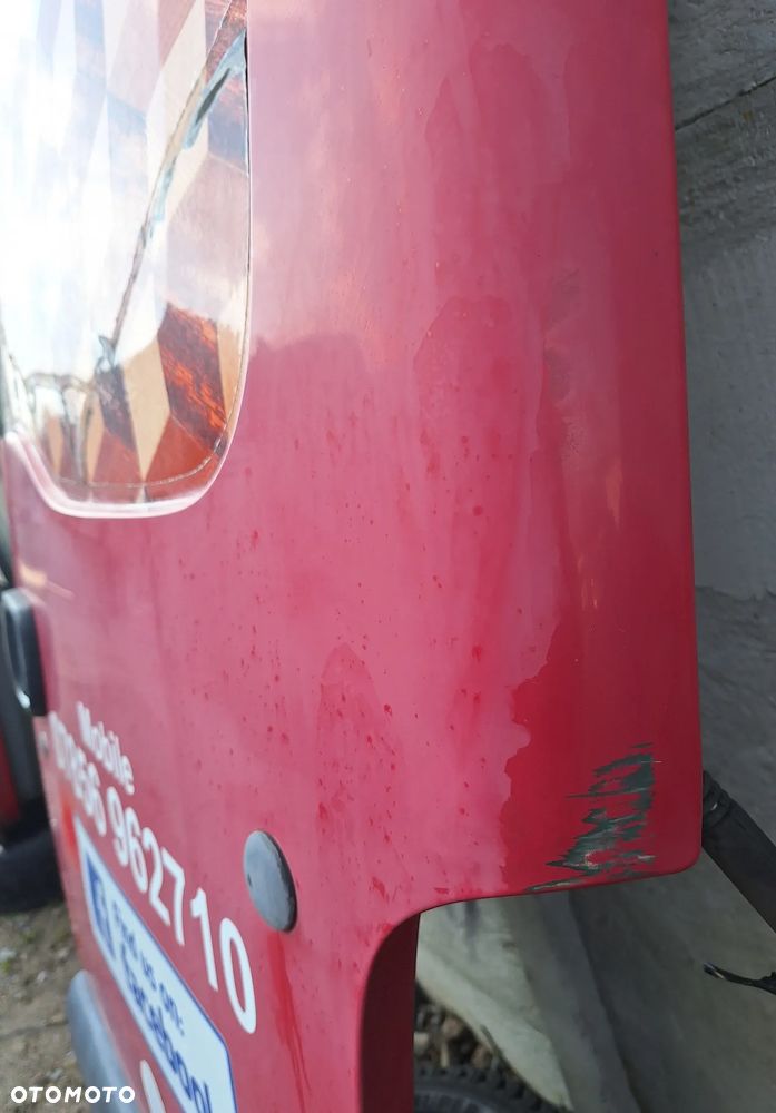 DRZWI TYLNE  PRAWE - MASTER , MOVANO L2/H2 2003-10rok/ CZERWONE - 2