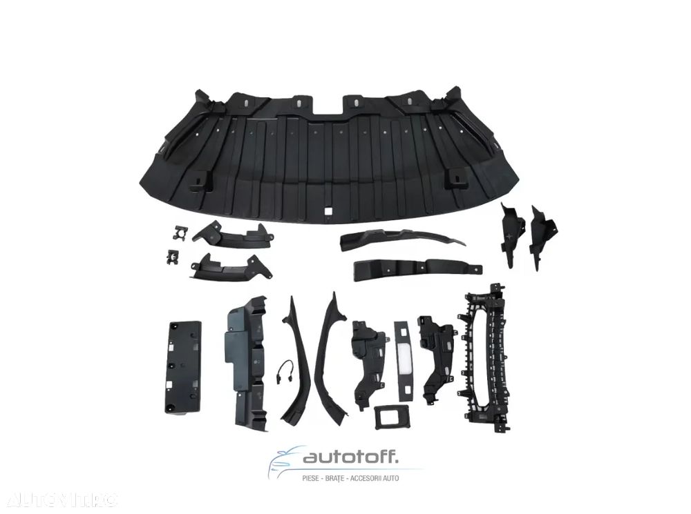Pachet exterior compatibil cu Mercedes C-Class W205  (2018-2022) Conversie la W206 C63 Design - 16