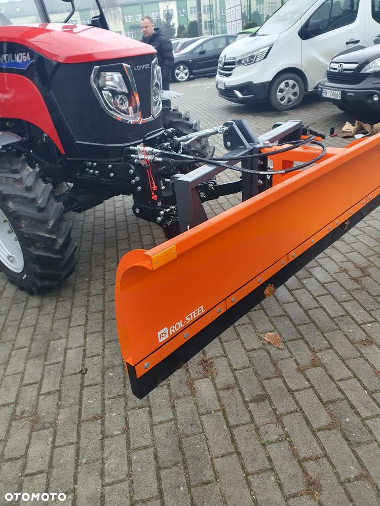 Pług do śniegu 3m hydrauliczny do tuza masywny profesjonalny do ciągnika - 6