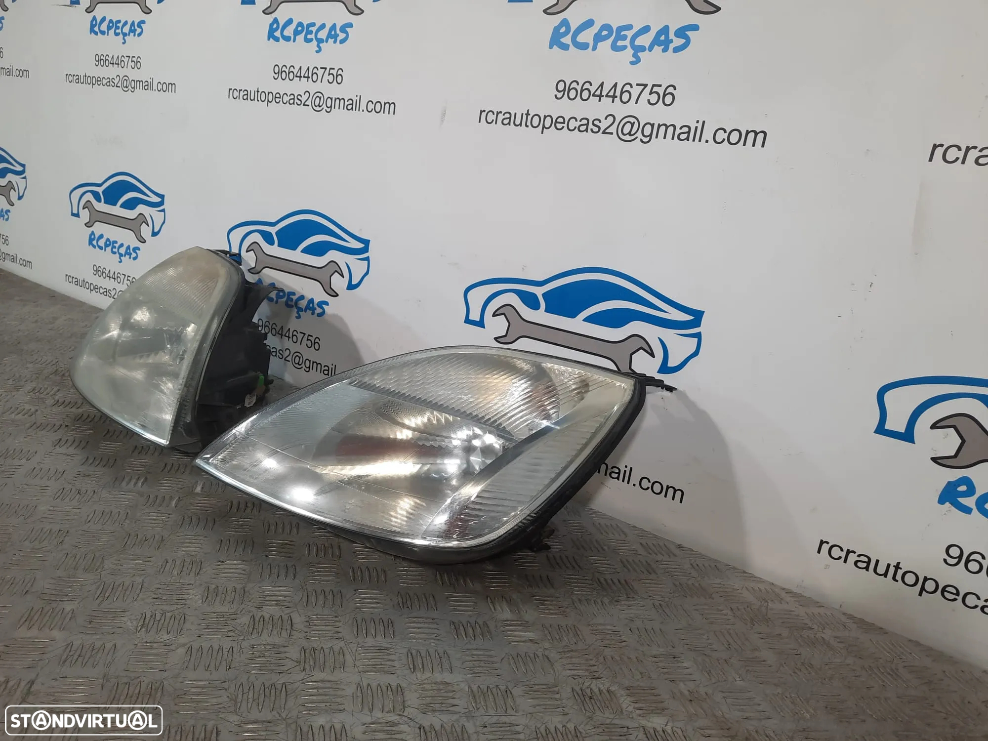 OTICA OTICAS ESQUERDA DIREITA FORD FIESTA V 5 MK5 OPTICA OPTICAS FAROL FAROIS ORIGINAL - 8