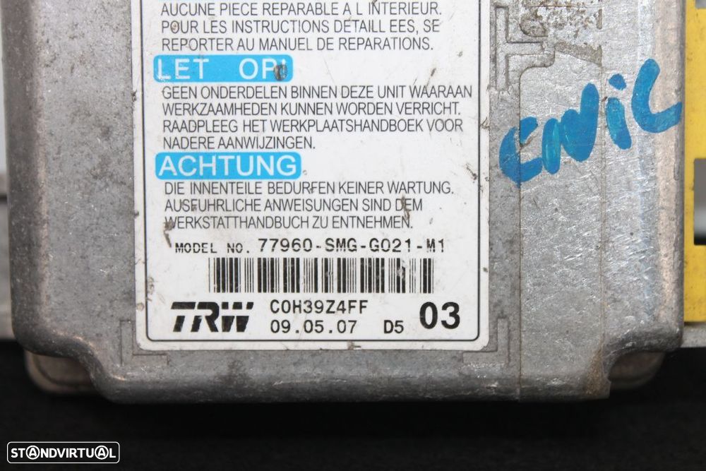 Centralina de Airbag Honda Civic - 2
