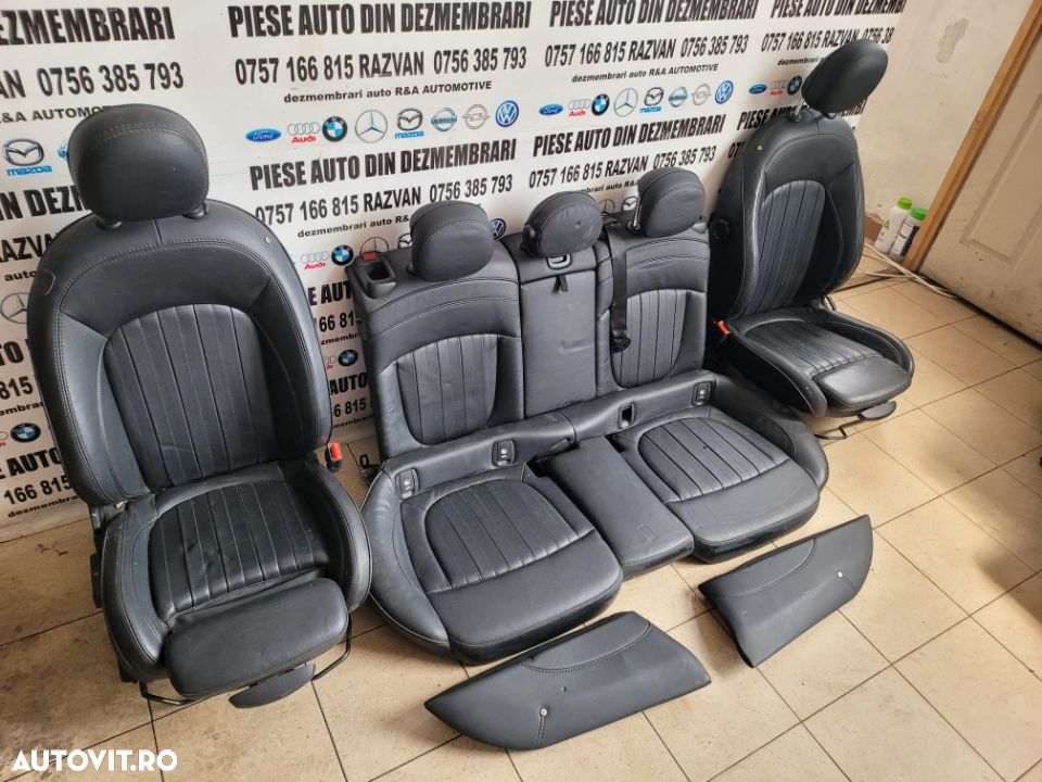 Interior Scaune Fata Spate Bancheta Din Piele Cu Incalzire Mini Clubman F54 Dupa 2015 Volan Stanga - 3