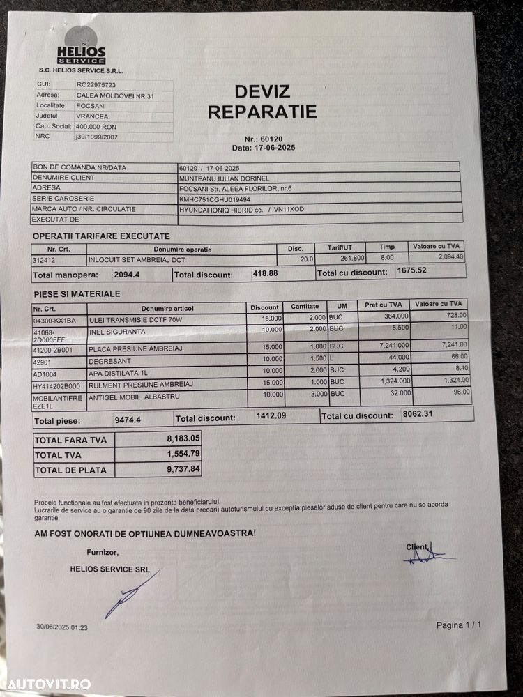 Hyundai IONIQ 141CP Highway - 8