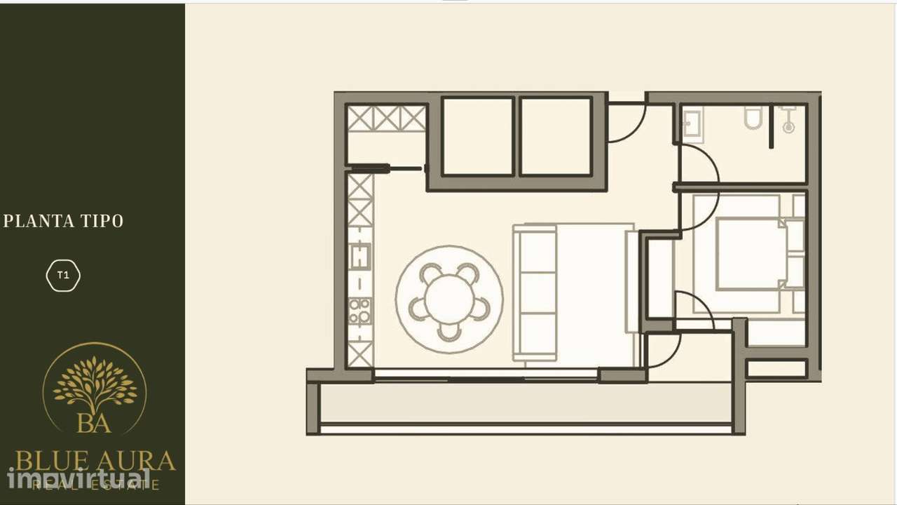Apartamento T1 Venda em Penamaior,Paços de Ferreira - Grande imagem: 2/22