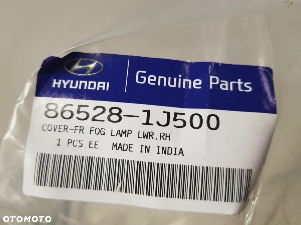 FABRYCZNIE NOWA ORYGINALNA KRATKA ZDERZAKA PRZEDNIEGO PRAWA HYUNDAI I20 1 I LIFT 12-15 86528-1j500 - 5