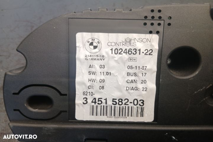Ceasuri bord 3451582-03 3451582-03 BMW X3 E83 [facelift] [2006 - 2010 - 4