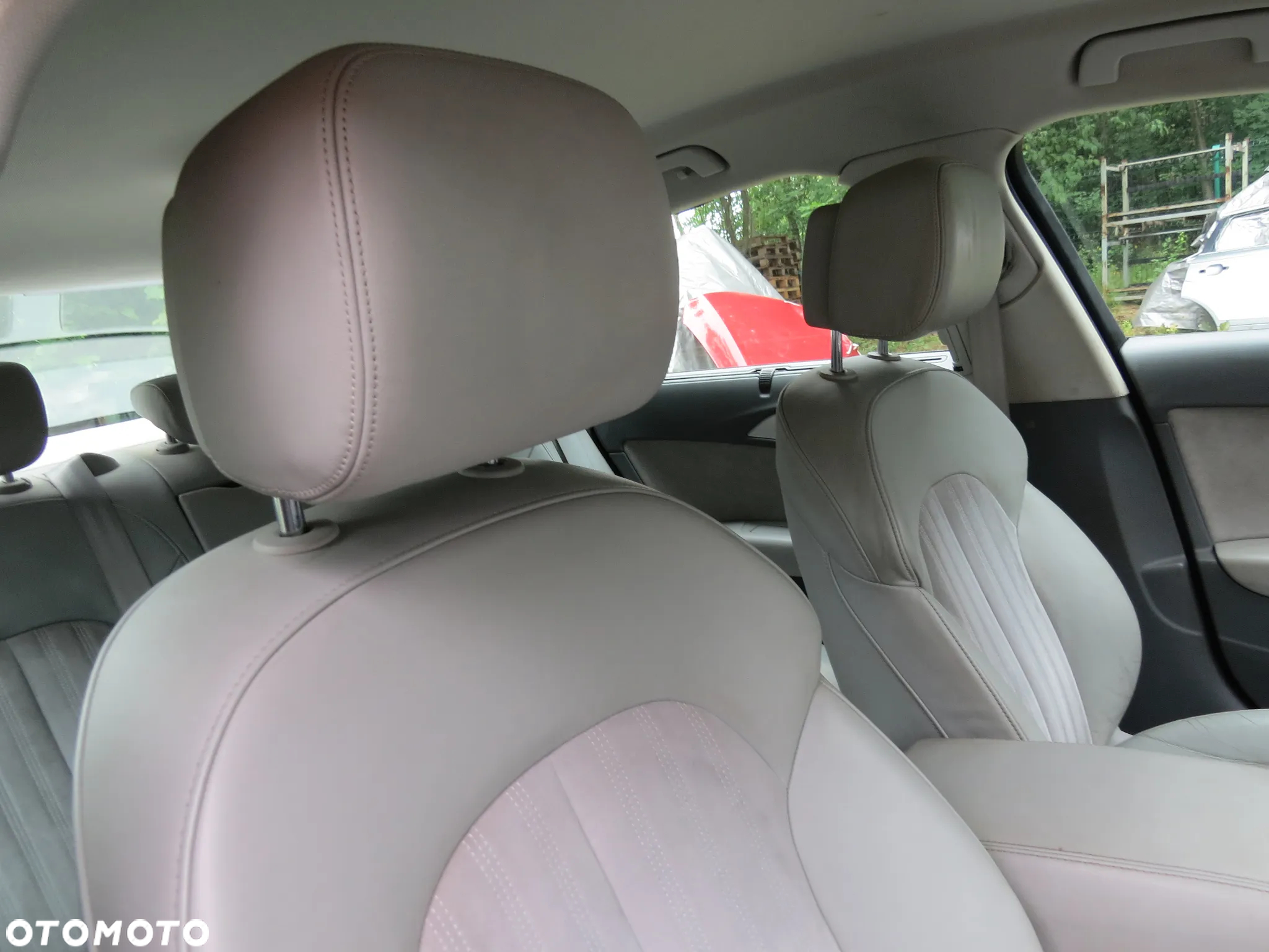 FOTELE SIEDZENIA ALCANTARA GRZANE KOMPLET EUROPA SEDAN AUDI A6 C7 - 9