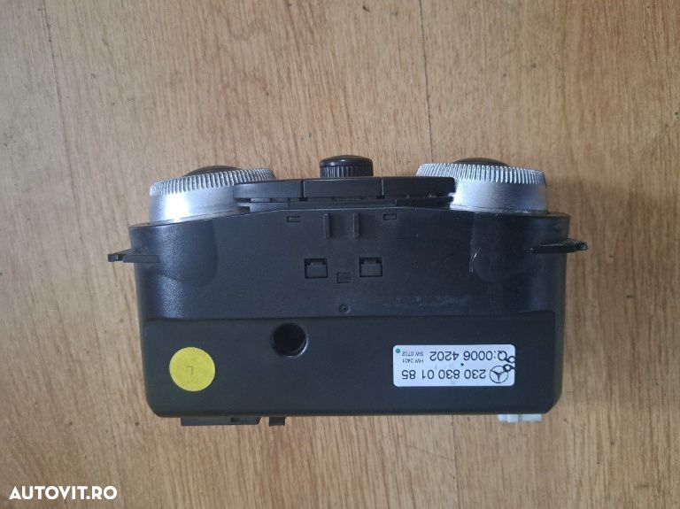 Unitate comanda Panou Butoane Comenzi Climă Mercedes SL R230 - Cod A2308300185 - 3