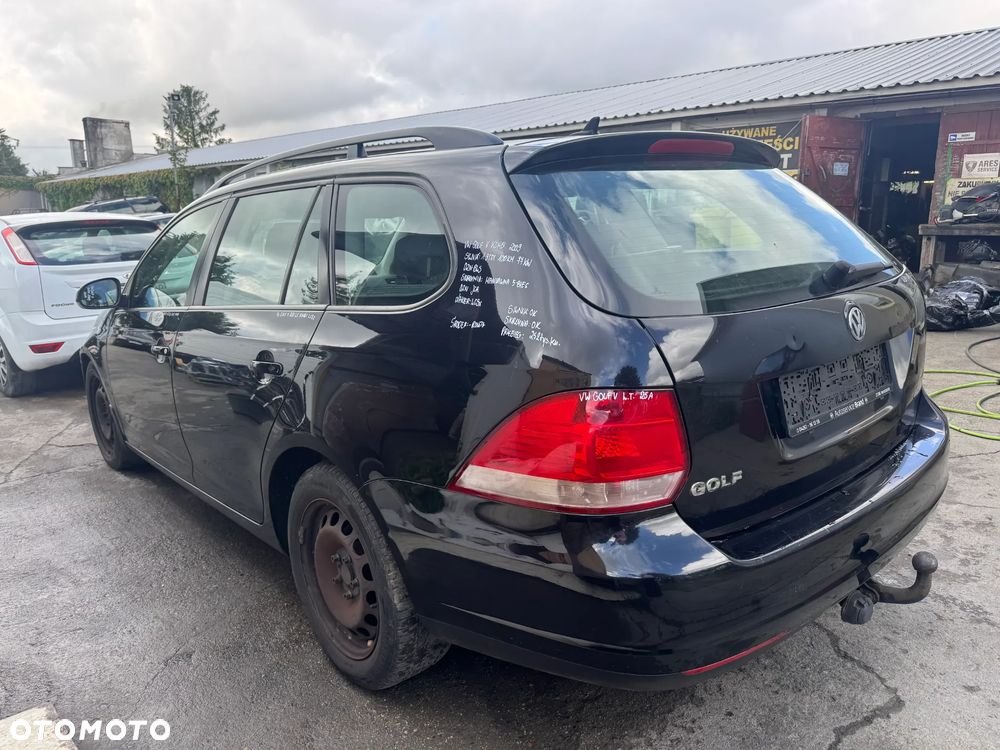 VW GOLF V 2009 1.9 TDI LC9X 105KM BLS CZARNY KOMBI NA CZĘŚCI - 6