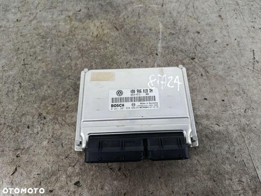 KOMPUTER, STEROWNIK VW PASSAT B5 FL 4B0906018DH 0261207928  BOSCH 1.8 T 20V - 1