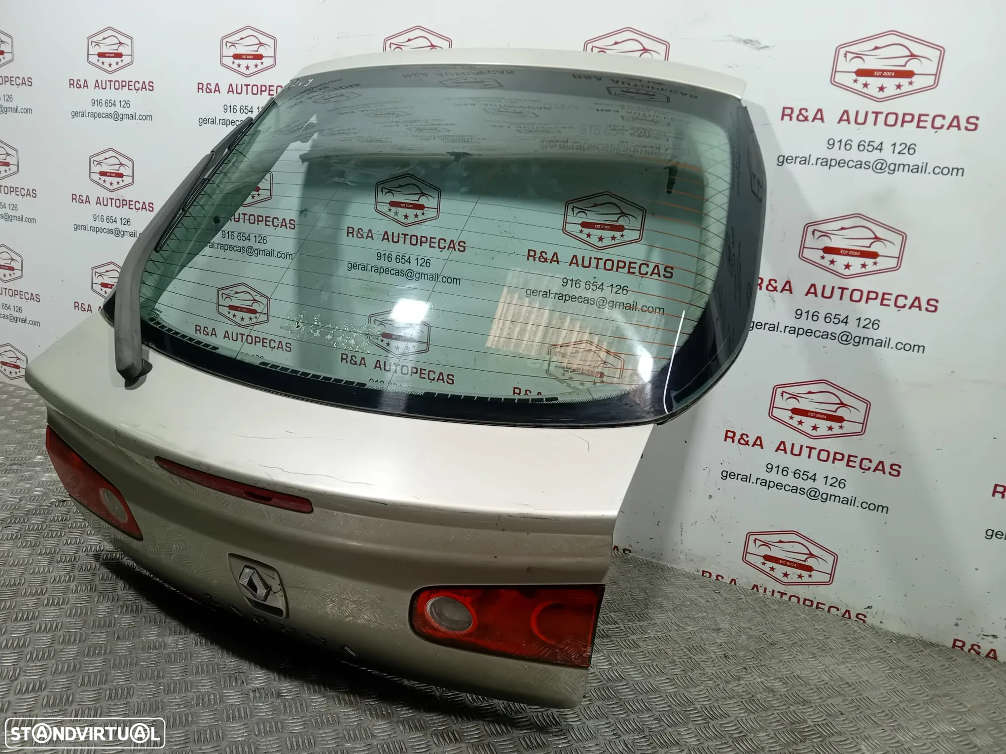 Tampa Porta Mala Renault Laguna II 2 Original - 4