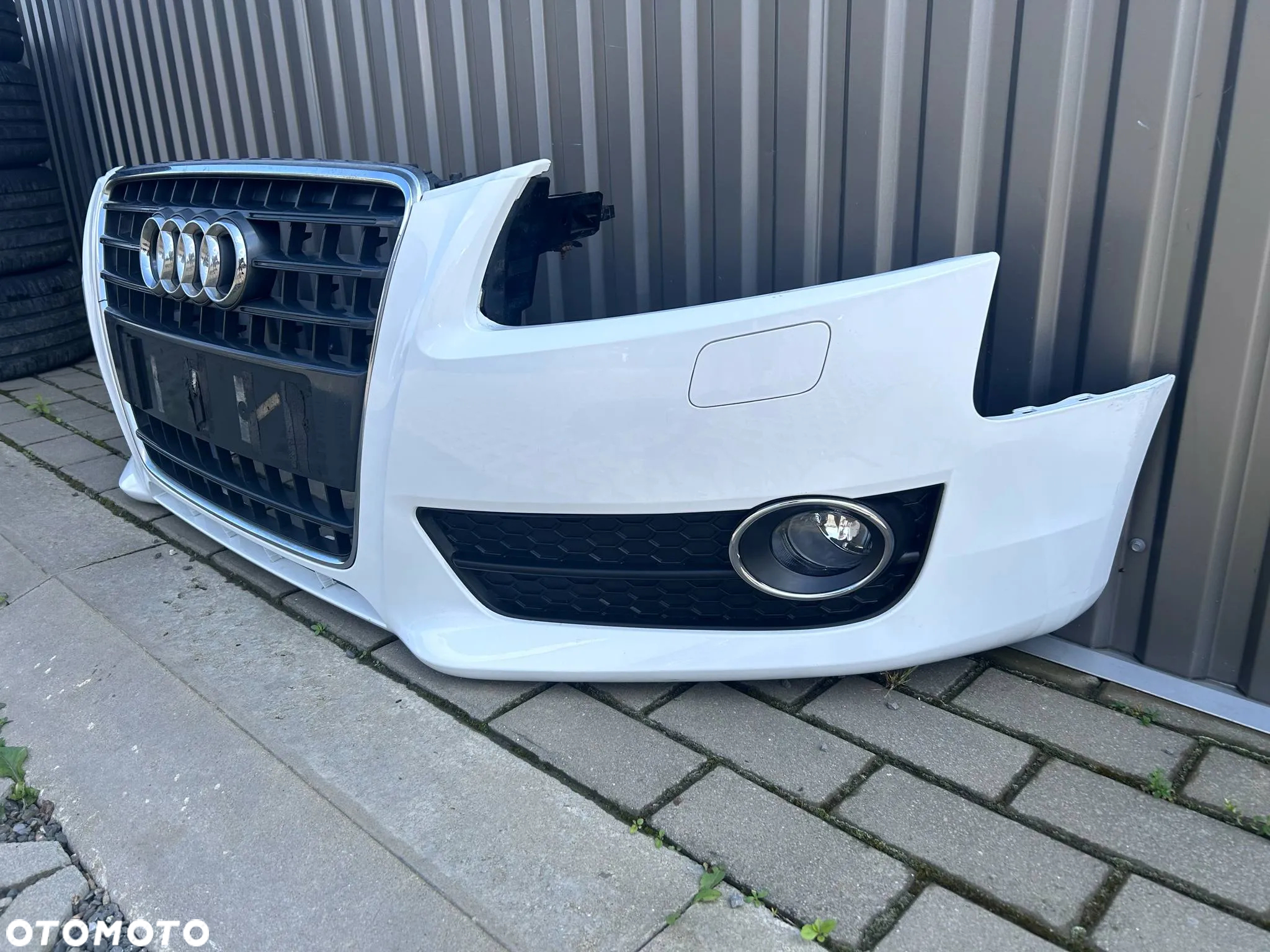 AUDI A5 8T0 8T ZDERZAK PRZÓD PRZEDNI LY9C ŁADNY Kompletny 8T0807437K 07-11 - 10