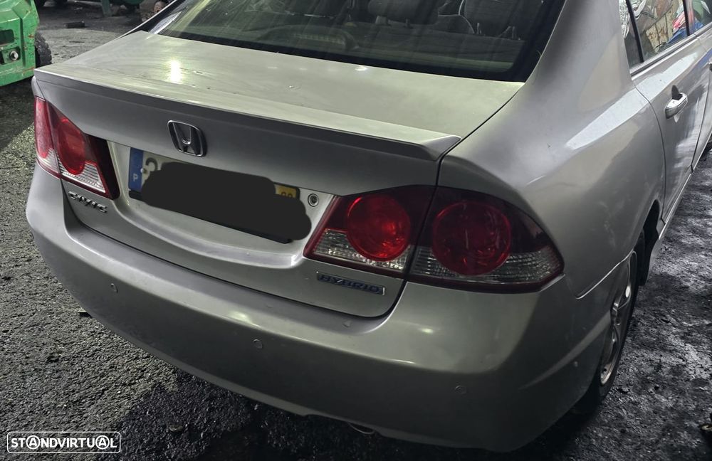 Traseira completa honda civic hybrid ano 2008 - 1