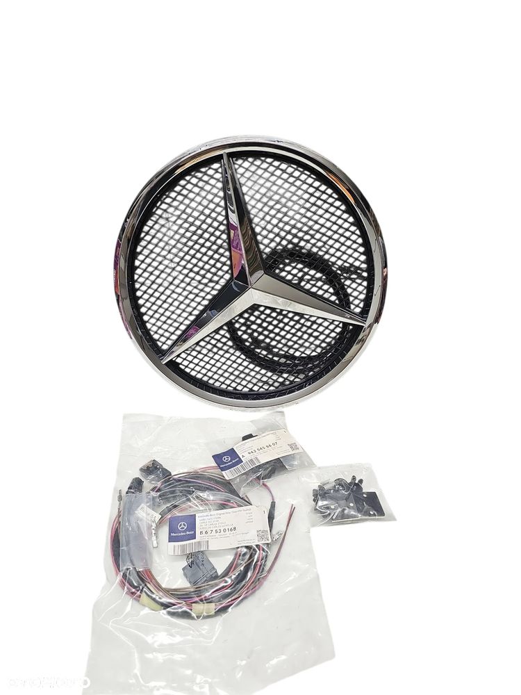 Znaczek Emblemat Podświetlany Gwiazda a9438170216 Mercedes Actros MP 4 MP 5 - 1